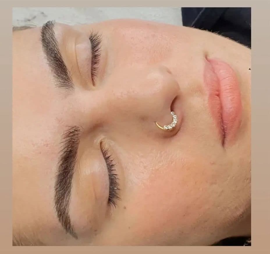 Microblading result - enhanced brows
